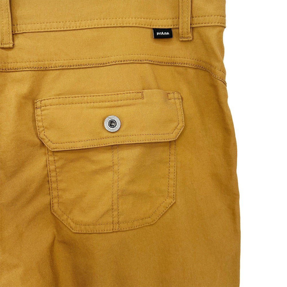 PRANA Nylon Straight Fit‎ Outdoor Hiking Pants • 14 short • camel, gorpcore - Picture 5 of 9